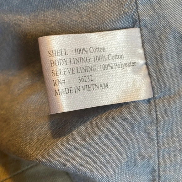 Giacca Gallery women’s tan lined utility jacket size medium - Picture 7 of 7